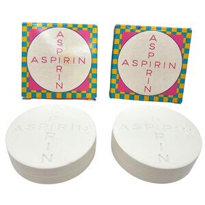 Vintage Avon Aspirin Soap 4 Oz New In Box Set of 2